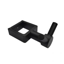 Крючок разъемный квадратный ВКР-06 (30х30), черный Ral 9005